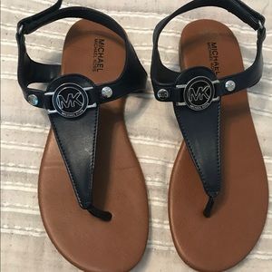 Navy, Michael Kors sandal. Size youth 3